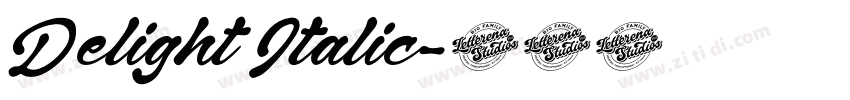 Delight Italic字体转换 Delight Italic字体转换